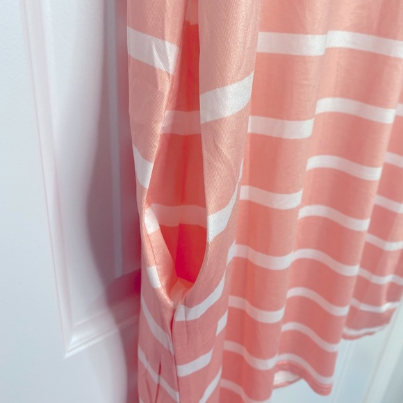 Pink & White Stripe Dress - Picture 2 of 7